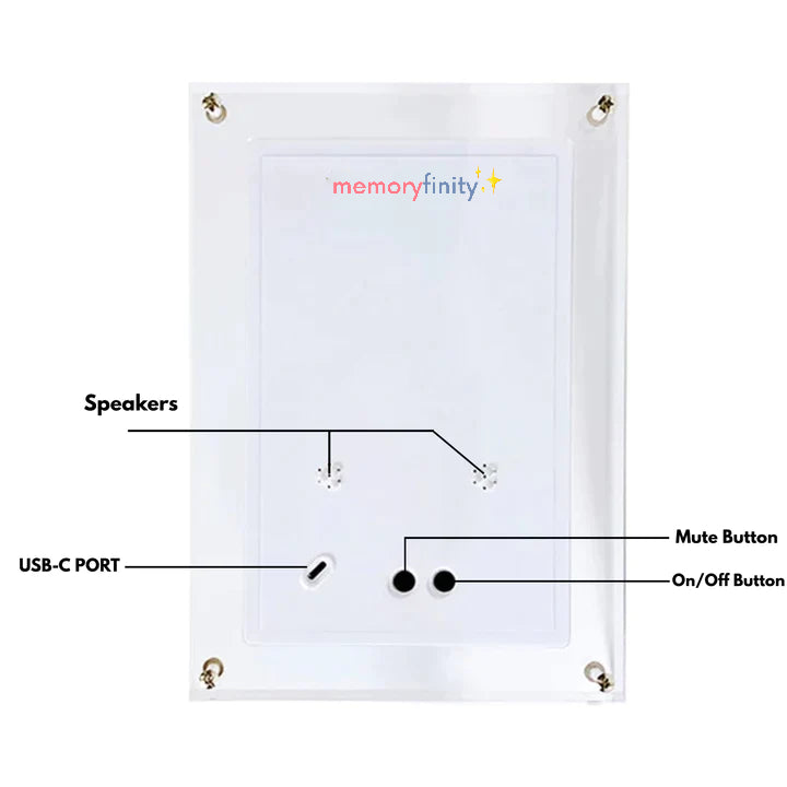 Memory Finity - Crystal Moving Picture Frame